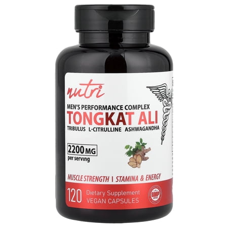 Nutri Men s Performance Complex Tongkat Ali  120 Vegan Capsules