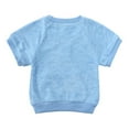 thumbnail image 6 of Otqutp Sport Romper for Toddler Summer Toddler Boys Girls Short Sleeve Solid T Shirt Rompers Tops Shorts Child Kids 2PCS Outfits, 6 of 8