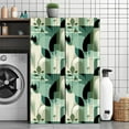 thumbnail image 3 of Peel and Stick Wallpaper Contact Paper Cat Floral Animal Sage Green Cream Abstract Shapes Symmetrical Layout Self Adhesive and Removable 24in x 118in, 3 of 8