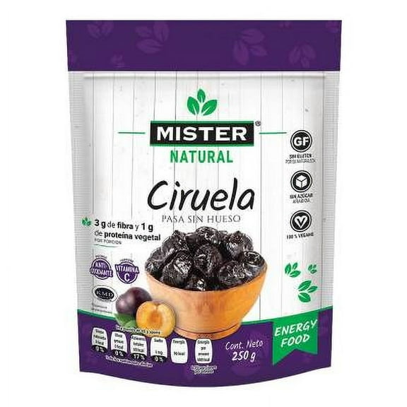 Ciruela pasa Mister Natural sin hueso 250 g