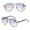 thumbnail image 3 of Fashion Bifocal Black Reading Sunglasses for Men And Women Gradient Gray Aviator-Style Readers Anti-Blue Light Outdoor Fishing Reading Glasses, 3 of 4
