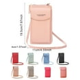 thumbnail image 3 of Jumpingount Cartera de cuero PU para mujer con cremallera de gran capacidad, tarjetero de estilo Simple, bolso para teléfono, monedero, Notecase, Type2 NO2, 3 of 6