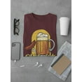 thumbnail image 3 of Oktoberfest Beer Mug W Sausage T-Shirt Men -Image by Shutterstock, Male 3X-Large, 3 of 4