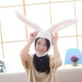 thumbnail image 5 of Cheers.US Cute Girls Hat Plush Rabbit Ears Hat Earflap Cap Head Warmer Photo Supplies Hat, 5 of 7