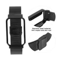 thumbnail image 3 of Replacement Smart Watch Strap Stainless Steel Mesh Strap With Black Bumper Case Replacement Accessory Fit For 7 Pro, 3 of 8