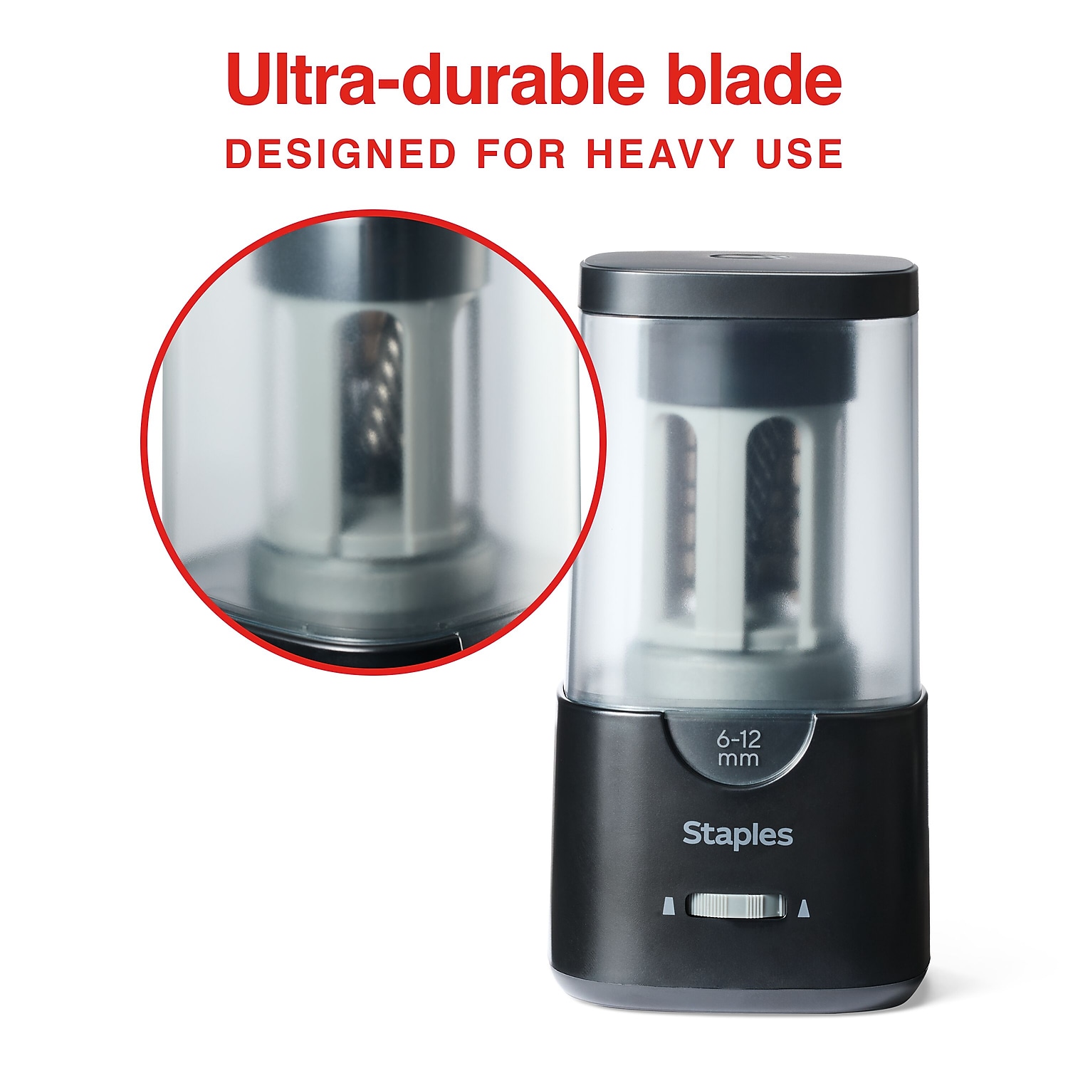 Staples Classroom Electric Pencil Sharpener Black (ST62629)