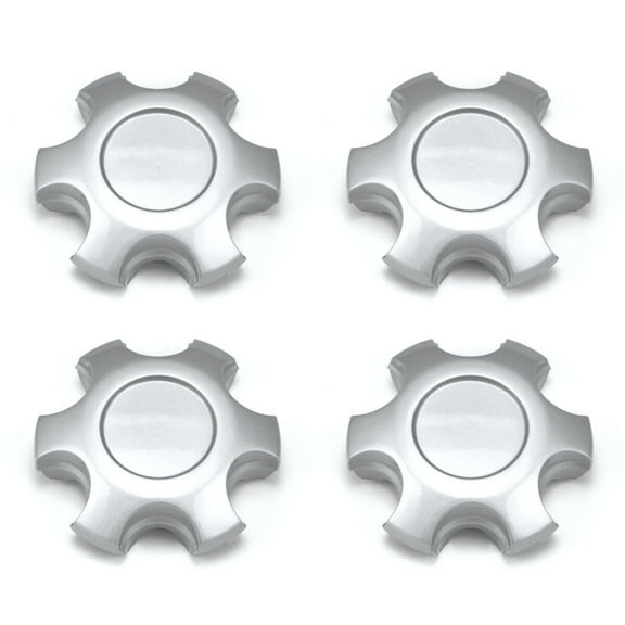 4PCS Custom Silver Blank Hub Wheel Center Cap Cover Hubcap Fits for 2005-2015 Toyota Tacoma with 16 inch 6 Lug Alloy Wheels 42603-AD060