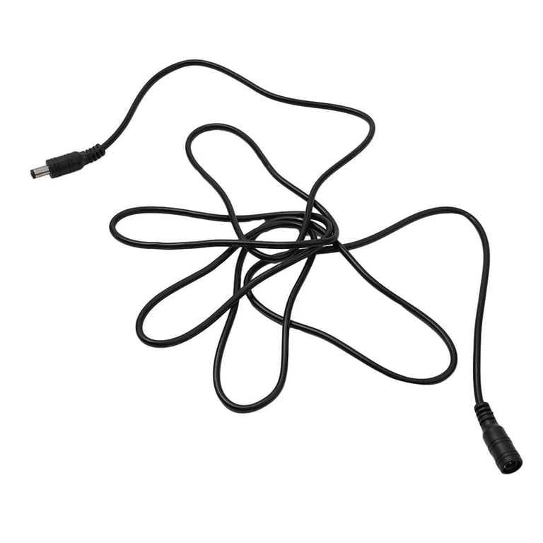 12V DC Power Supply Extension Cable For CCTV Cameras - Multiple Lengths (1m To 10m), 2.1mm Plug