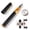 Black, variant on M Buder Telescopic Mini Pen Shape Fishing Rod & Spinning Reel Combo, Portable Pocket Pole, Black, 76.8 inches / 1.95m (Adult)