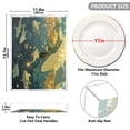 thumbnail image 3 of WOBOGO Acrylic Serving Trays 15.7x11.8 Inch Spill Proof Clear Decorative Organizer with Handle A Sea Full Of Golden Stars, 3 of 7