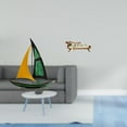 thumbnail image 2 of Figura de velero,Escultura de velero de hierro para decoración de oficina y hogar,Estatua de barco de escritorio para decoración de entrada de gabinete,Sofá en miniatura para, 2 of 8