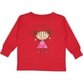 thumbnail image 3 of Inktastic My Nonna Loves Me Girls Long Sleeve Toddler T-Shirt, 3 of 5