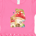 thumbnail image 3 of Inktastic Mushroom Cottage Girls Toddler Dress, 3 of 4