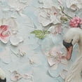 thumbnail image 4 of BZSMCE Shower Curtain and Bath Accessory Set,White Swans Pattern, 4 of 7