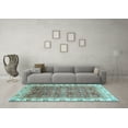 thumbnail image 3 of Ahgly Company Indoor Rectangle Oriental Light Blue Traditional Area Rugs, 2' x 4', 3 of 4