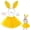00&Yellow1946, variant on Tiijoy Girls Bunny Dress Up Co_Stume Glitter Sequins Tutu Skirt Headband Outfits