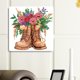 thumbnail image 2 of 5D DIY Kit Con Forma Especial Parcial Ramo Botas Del, 2 of 9
