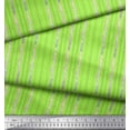 thumbnail image 2 of Soimoi Green Velvet Fabric Leaves & Bamboo Tree Fabric Prints By Yard 58 Inch Wide, 2 of 3