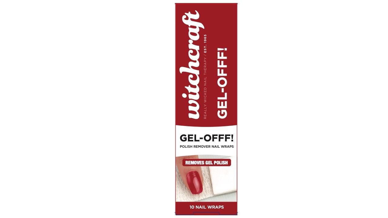 GEL-OFFF! Enveloppements d'ongles dissolvants pour vernis 10 enveloppements d'ongles