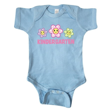 

Inktastic Kindergarten with Polka Dot Flowers Gift Baby Boy or Baby Girl Bodysuit