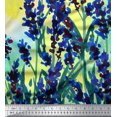 thumbnail image 3 of oneOone Cotton Cambric Fabric Watercolor Flower Panel Printed Fabric 1 Yard 56 Inch Wide, 3 of 3