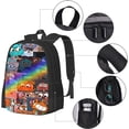 thumbnail image 3 of The Amazing Anime World of Gumball Backpack Large Capacity Leisure Travel Backpack Book Bag Outgoing Daypack 12.5x5.5x16.5 inch, 3 of 9