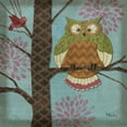 thumbnail image 2 of Brent, Paul 15x15 Gold Ornate Wood Framed with Double Matting Museum Art Print Titled - Fantasy Owls I, 2 of 4