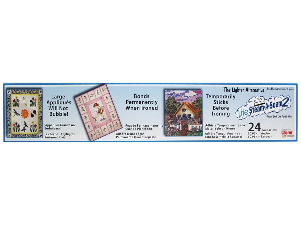 Lite Steam-A-Seam 2 Double Stick Fusible Web - 24" X 25 Yard Bolt