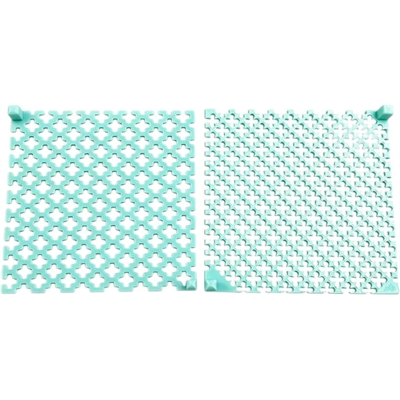 Diamond Painting Ruler 10.4cm Mesh with Blank Grids for Square and Round Diamonds Dual Compatibility Includes 2 Rulers
