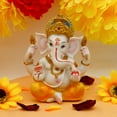 thumbnail image 5 of 5.5" H India God Lord Ganesh Statue  Hindu Mandir Temple Pooja Item Indian Small Ganesha Idol Figurine Murti Puja Collections Diwali Gifts Decor Hinduism Buddha Yoga Zen Meditation Altar Shrine Kit, 5 of 8