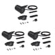 thumbnail image 2 of Sidaley Doble USB Teléfono negro Cargadores de plástico Twin Iris Alta resistencia a baja temperatura Parte Motocicletas SUV Barcos Type1, 2 of 6