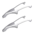 thumbnail image 1 of Pinzas multiusos para barbacoa de acero inoxidable, 2 unidades, para alimentos, para exteriores, 1 of 6