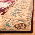 thumbnail image 3 of Safavieh Empire Anastasia Floral Wool Runner Rug, Burgundy/Gold, 2'6" x 12', 3 of 10