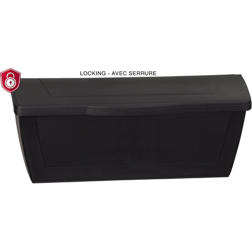 PRO-DF Classic Locking Wall Mount Mailbox, Black