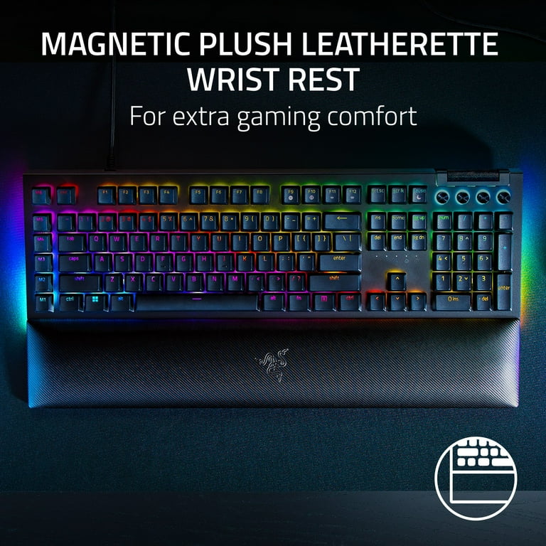 Razer BlackWidow V4 Wired Gaming Keyboard, RGB Chroma with Razer BlackWidow V4 Wired Gaming Keyboard, RGB Chroma with