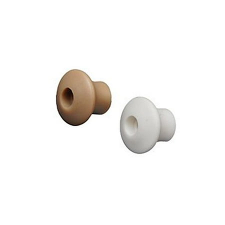 Oyster Organza Shade - A317 Pleated Shade Knobs, Oyster, 4 Pack