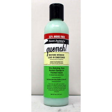 Aunt Jackie's Curls & Coils Quench!, Moisture Intensive Leave-In Conditioner, 8 fl oz (237 ml)