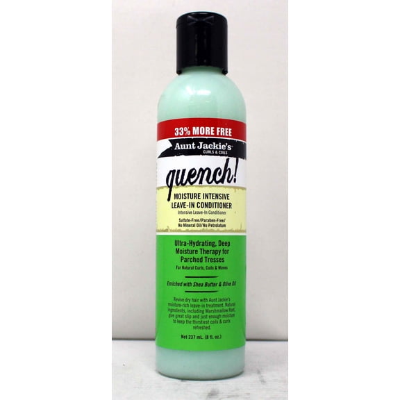Aunt Jackie's Curls & Coils Quench!, Moisture Intensive Leave-In Conditioner, 8 fl oz (237 ml)