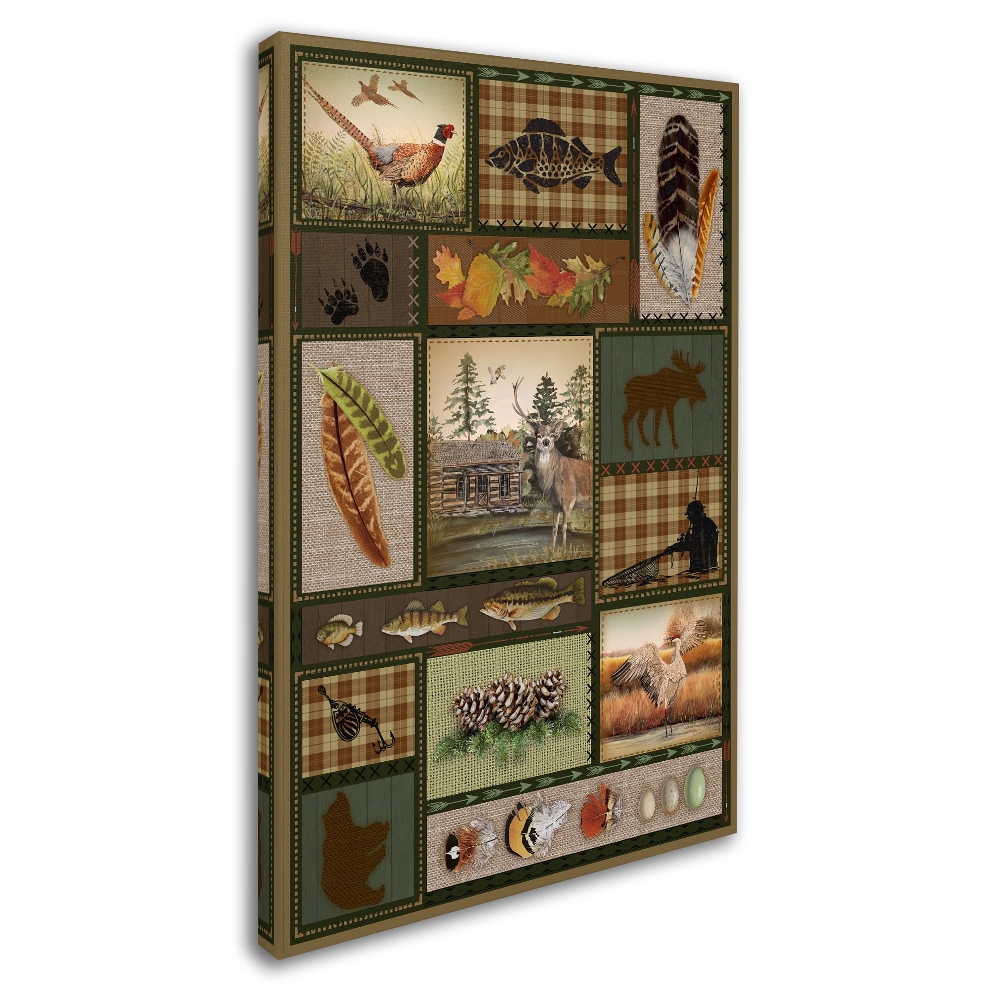 Trademark Fine Art 'Wilderness Lodge 19' Canvas Art by Jean Plout