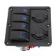 thumbnail image 5 of Panel de interruptor basculante, 12 V, 24 V, 4 bandas, panel basculante impermeable, accesorio para barco, características líderes en su clase, 5 of 10