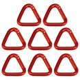 thumbnail image 1 of 8 unids escalada carabiner hebilla al aire libre camping llavero hebillas multifuncionales, 1 of 6