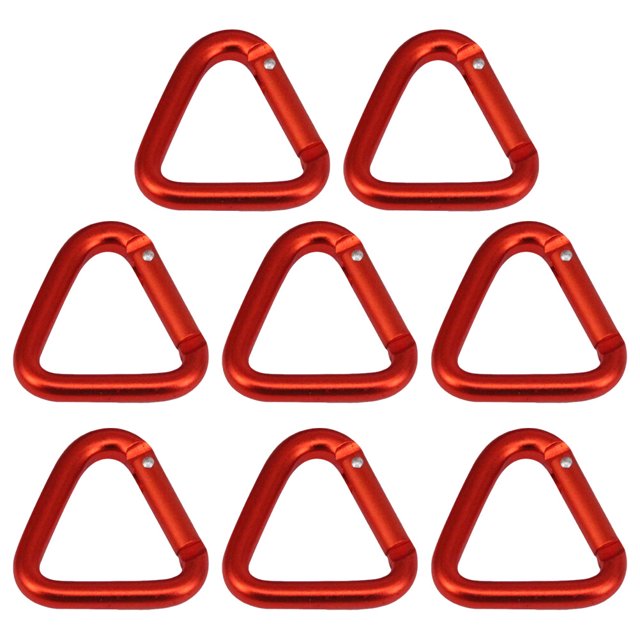 8 unids escalada carabiner hebilla al aire libre camping llavero hebillas multifuncionales