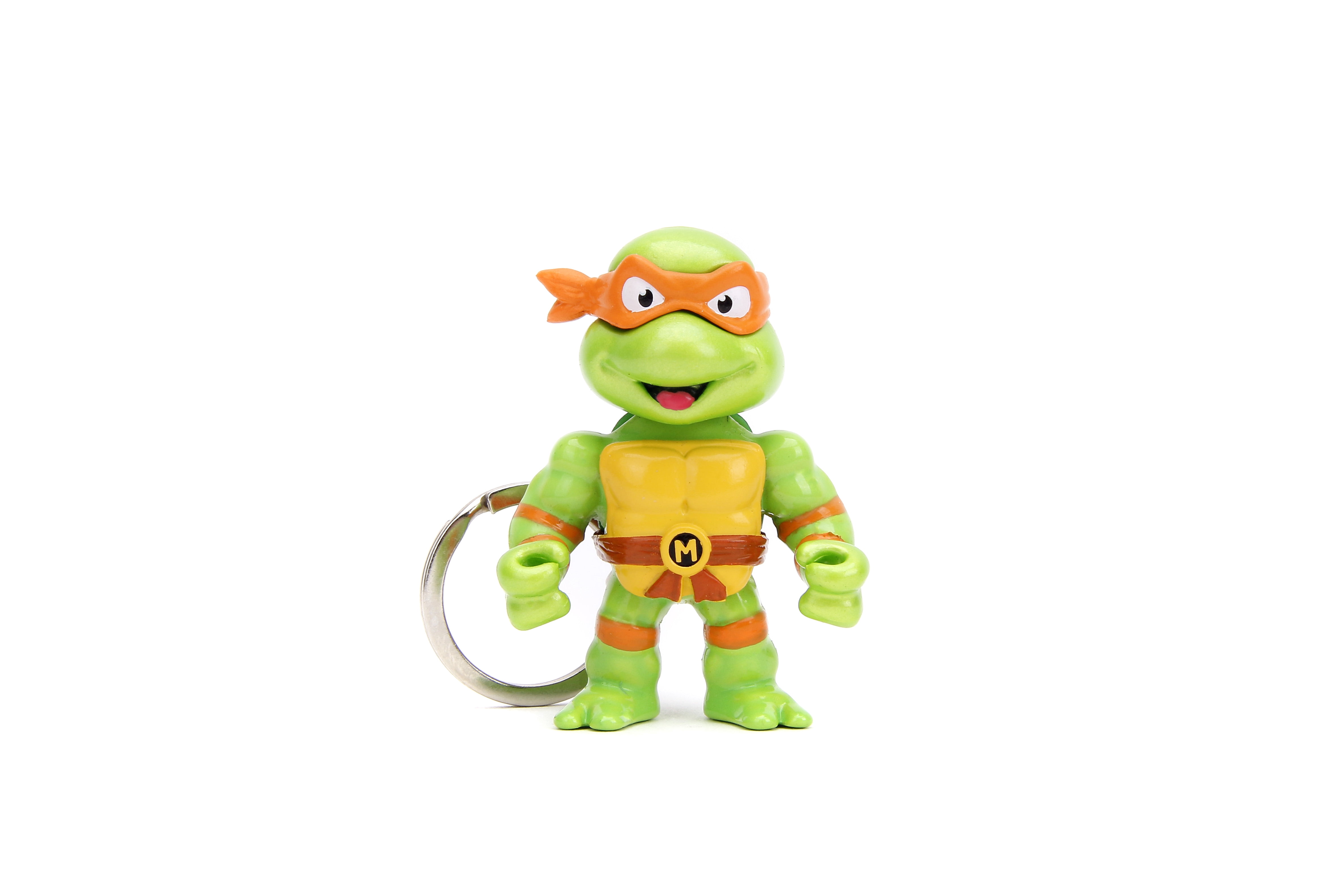 Jada Toys Metalfigs- Teenage Mutant Ninja Turtles 2.5" Die-Cast Figures 4-Pack - Collectible Figures with Keychain - Gift for Kids and Adults