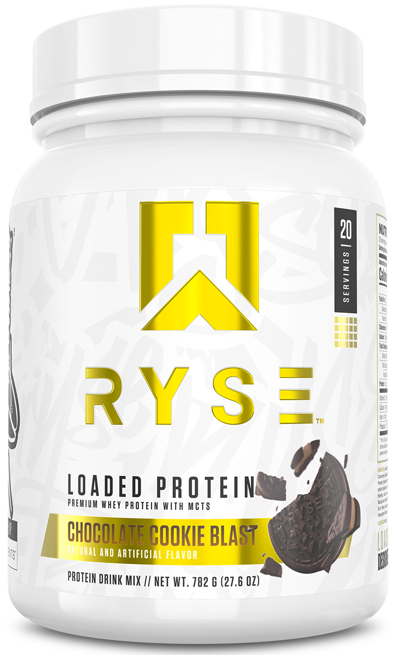 RYSE Loaded Protein Powder - Chocolate Cookie Blast - 20 Servings