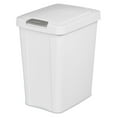 thumbnail image 1 of Sterilite 28L Touch Top Wastebasket - White, 1 of 8