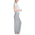 thumbnail image 2 of Goodnight Kiss Women's Pretty Please Lush Luxury Lounge Wear Pajama Set, Grey/Leopard, Large, 2 of 3