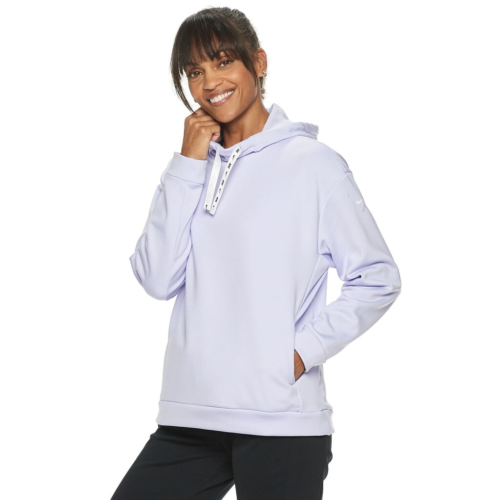 nike one women's therma fleece training hoodie