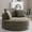 Camel, variant on Vanress 53'' Oversized Round Chaise Lounge Chair Indoor,Upholstered Corduroy Deep Seat Cloud Circle Sofa Chair,Modern Fluffy Comfy Floor Reading Armchair for Living Room,Bedroom,No Assembly,Green