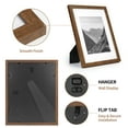 thumbnail image 6 of Afuly 11x14 Picture Frame with Mat, Wooden Frames for 11x14 8x10 Photos Display, Modern Walnut Photo Frame Set for Wall and Tabletop, Gifts for Mom Dad Grandma Family Friends, Set of 2, 6 of 13
