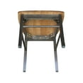 thumbnail image 2 of X-Back Chair With Solid Wood Seat  - Set of 2 Chairs in Hickory/Washed Coal, 2 of 9
